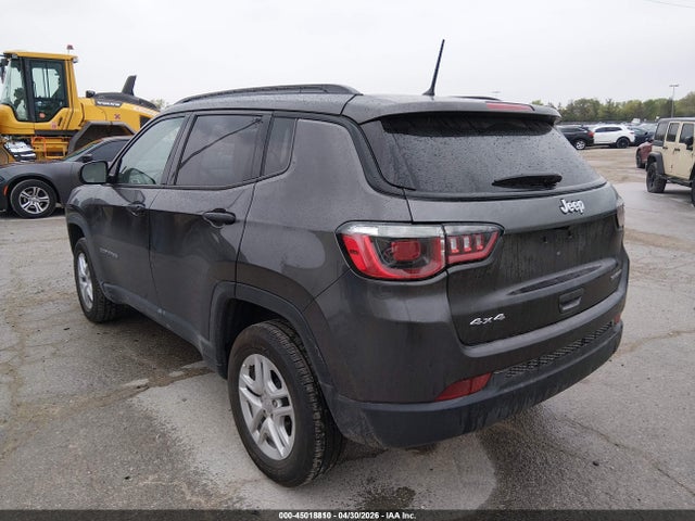 2018 Jeep Compass Sport 4x4 მანქანა იყიდება აუქციონზე, vin: 3C4NJDAB9JT415316, აუქციონის ნომერი: 45018810