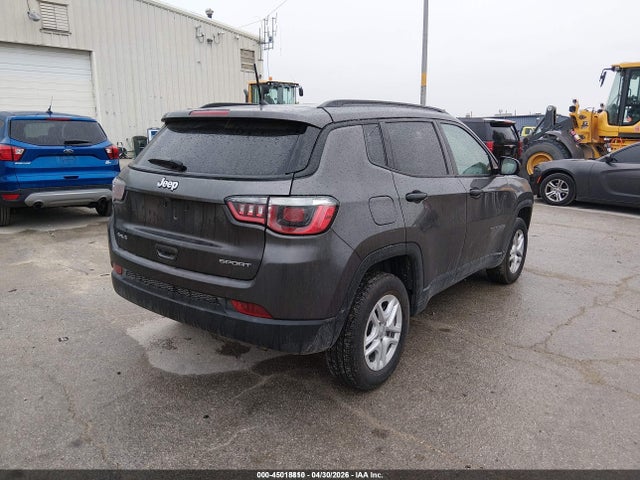2018 Jeep Compass Sport 4x4 მანქანა იყიდება აუქციონზე, vin: 3C4NJDAB9JT415316, აუქციონის ნომერი: 45018810