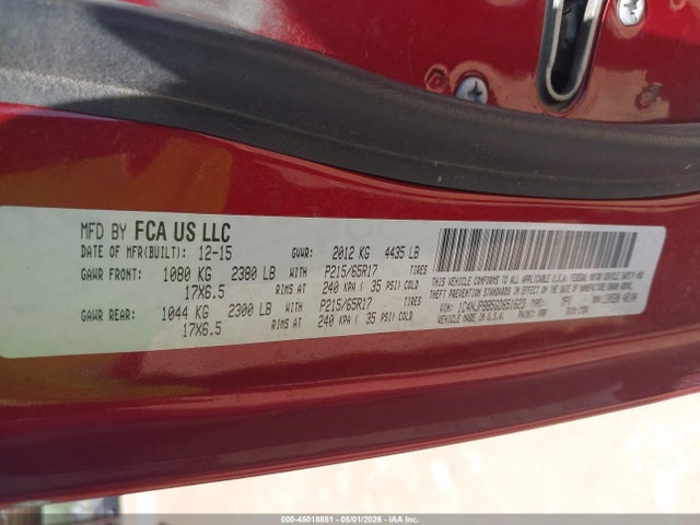 Продаж на аукціоні авто 2016 Jeep Patriot Sport, vin: 1C4NJPBB5GD651623, номер лоту: 45018851