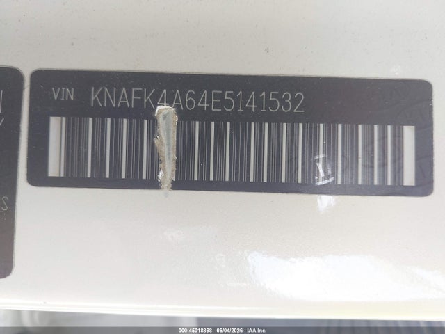 45018868 :رقم المزاد ، KNAFK4A64E5141532 vin ، 2014 Kia Forte Lx مزاد بيع