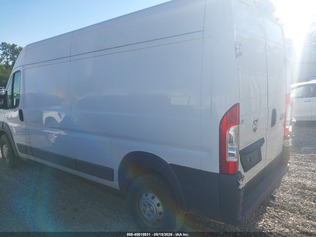 45018931 :رقم المزاد ، 3C6TRVDG7JE154616 vin ، 2018 Ram Promaster 2500 High Roof 159 Wb مزاد بيع