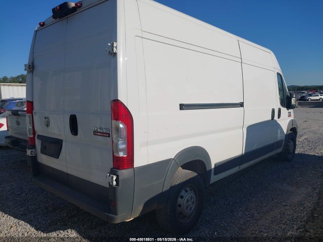 45018931 :رقم المزاد ، 3C6TRVDG7JE154616 vin ، 2018 Ram Promaster 2500 High Roof 159 Wb مزاد بيع