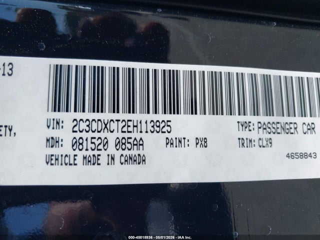 Продаж на аукціоні авто 2014 Dodge Charger R/t Plus, vin: 2C3CDXCT2EH113925, номер лоту: 45018936