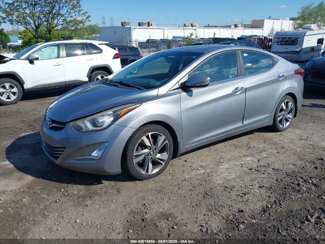 2015 Hyundai Elantra Limited მანქანა იყიდება აუქციონზე, vin: KMHDH4AE7FU301437, აუქციონის ნომერი: 45018956