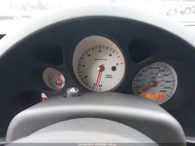 45018978 :رقم المزاد ، 1B3JZ65Z58V201249 vin ، 2008 Dodge Viper Srt10 مزاد بيع