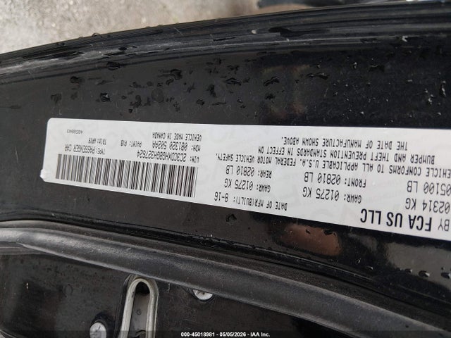 Продаж на аукціоні авто 2016 Dodge Charger Sxt, vin: 2C3CDXHG8GH327624, номер лоту: 45018981