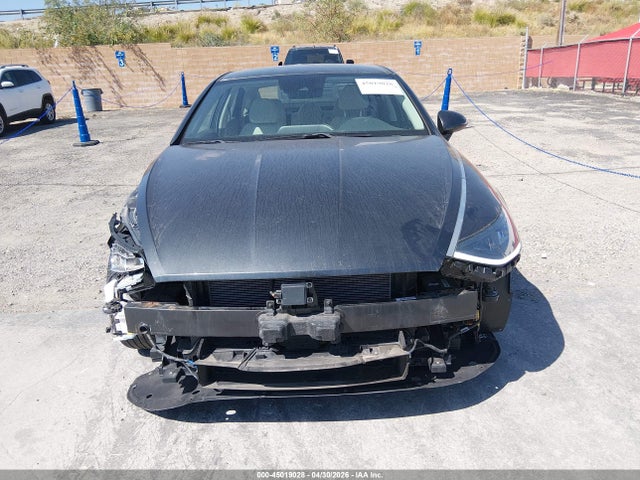 45019028 :رقم المزاد ، KMHL24JJ2MA030666 vin ، 2021 Hyundai Sonata Blue مزاد بيع