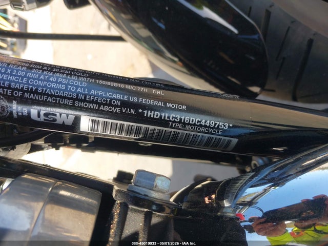 Aukcja sprzedaży 2013 Harley-davidson Xl1200 Forty-eight, vin: 1HD1LC316DC449753, numer aukcji: 45019033