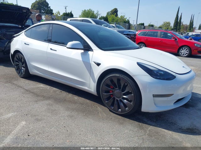 Продаж на аукціоні авто 2022 Tesla Model 3 Performance Dual Motor All-wheel Drive, vin: 5YJ3E1EC9NF295289, номер лоту: 45019077