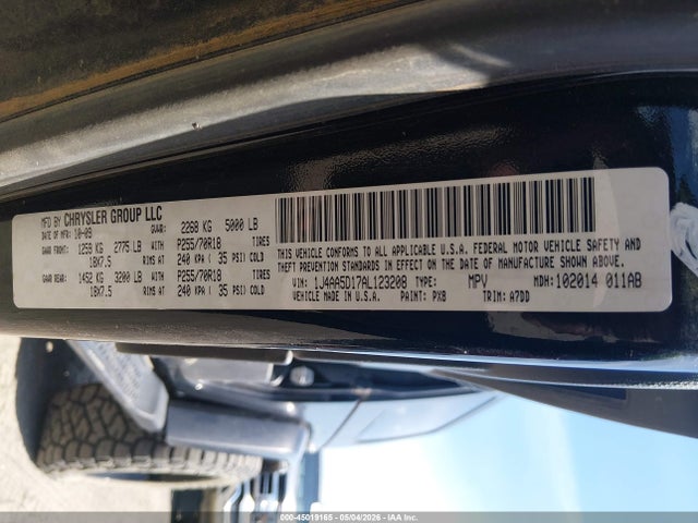 Aukcja sprzedaży 2010 Jeep Wrangler Sahara, vin: 1J4AA5D17AL123208, numer aukcji: 45019165