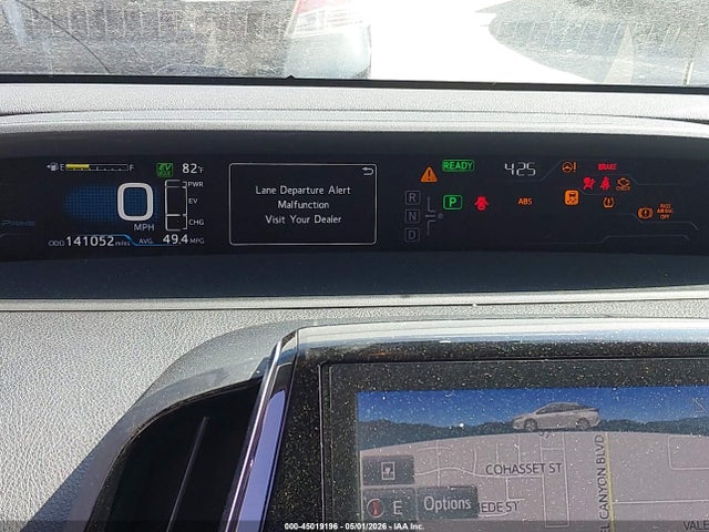 Aukcja sprzedaży 2019 Toyota Prius Prime Premium, vin: JTDKARFPXK3119819, numer aukcji: 45019196
