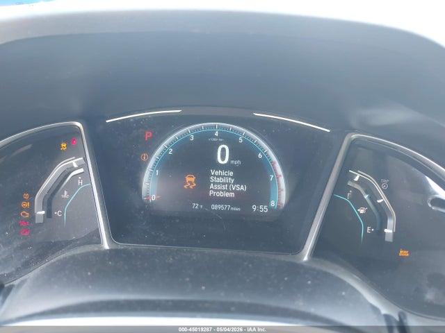 45019287 :رقم المزاد ، 19XFC1F71HE002371 vin ، 2017 Honda Civic Ex-l مزاد بيع