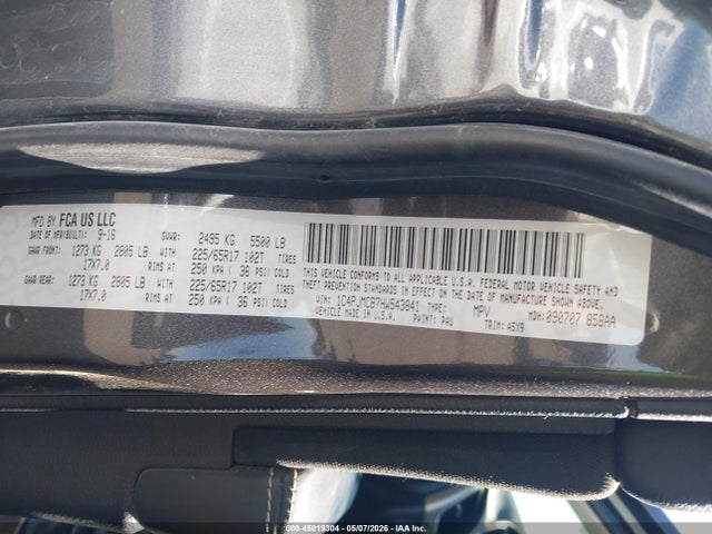 1C4PJMCB7HW543841 Jeep Cherokee Latitude 4x4