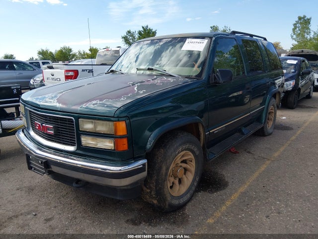 1998 Gmc Yukon Sle მანქანა იყიდება აუქციონზე, vin: 1GKEK13R2WJ727597, აუქციონის ნომერი: 45019489