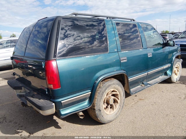 1998 Gmc Yukon Sle მანქანა იყიდება აუქციონზე, vin: 1GKEK13R2WJ727597, აუქციონის ნომერი: 45019489