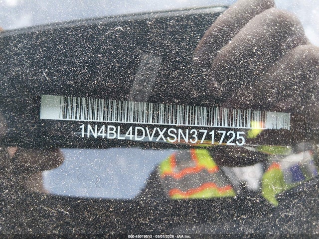 1N4BL4DVXSN371725 Nissan Altima Sv Fwd