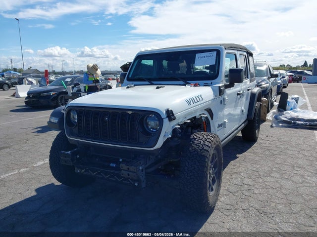 Продажа на аукционе авто 2024 Jeep Wrangler 4xe Willys 4xe, vin: 1C4RJXN62RW220809, номер лота: 45019663