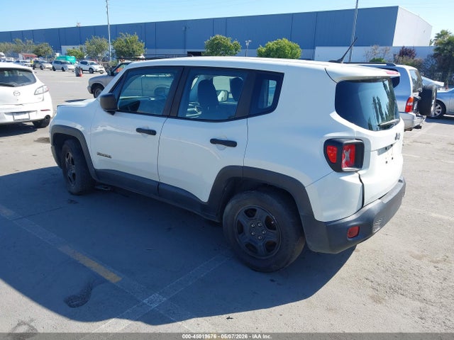 2017 Jeep Renegade Sport Fwd მანქანა იყიდება აუქციონზე, vin: ZACCJAAB3HPF13443, აუქციონის ნომერი: 45019676