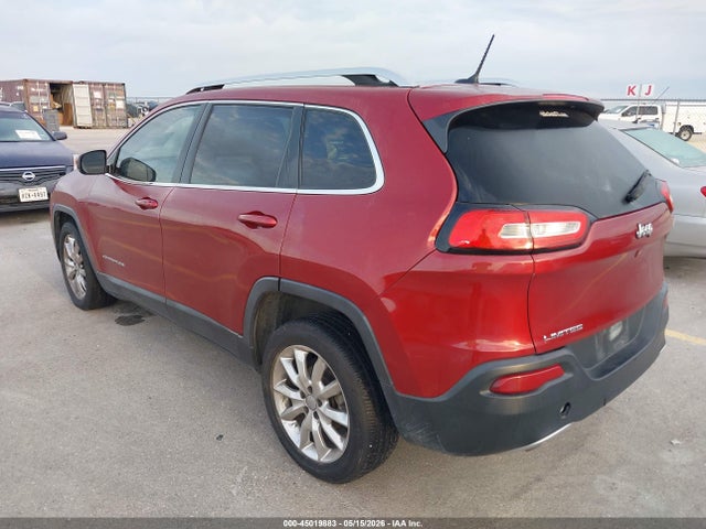 45019883 :رقم المزاد ، 1C4PJLDB4FW643014 vin ، 2015 Jeep Cherokee Limited مزاد بيع