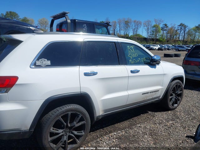 2018 Jeep Grand Cherokee Limited 4x4 მანქანა იყიდება აუქციონზე, vin: 1C4RJFBG5JC394242, აუქციონის ნომერი: 45019904