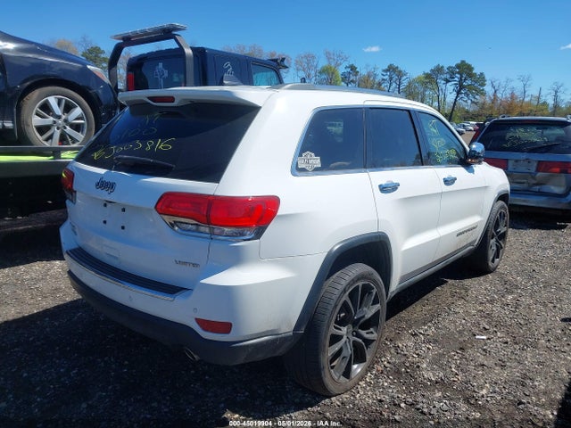 2018 Jeep Grand Cherokee Limited 4x4 მანქანა იყიდება აუქციონზე, vin: 1C4RJFBG5JC394242, აუქციონის ნომერი: 45019904