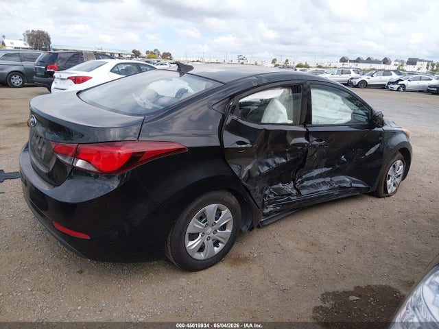 Aukcja sprzedaży 2016 Hyundai Elantra Se, vin: 5NPDH4AE8GH695899, numer aukcji: 45019934