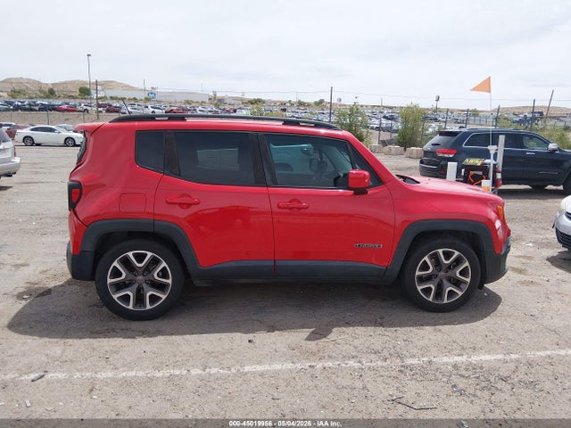 2015 Jeep Renegade Latitude მანქანა იყიდება აუქციონზე, vin: ZACCJABT2FPB30372, აუქციონის ნომერი: 45019956