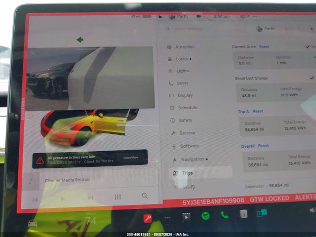 Продаж на аукціоні авто 2022 Tesla Model 3 Long Range Dual Motor All-wheel Drive, vin: 5YJ3E1EB4NF109908, номер лоту: 45019961