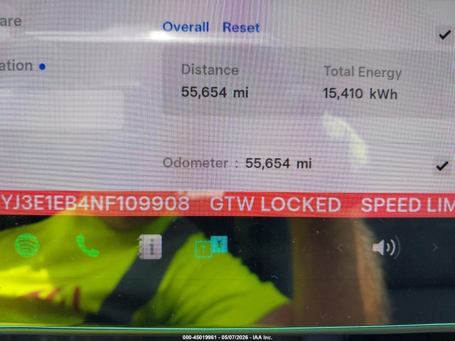Продаж на аукціоні авто 2022 Tesla Model 3 Long Range Dual Motor All-wheel Drive, vin: 5YJ3E1EB4NF109908, номер лоту: 45019961