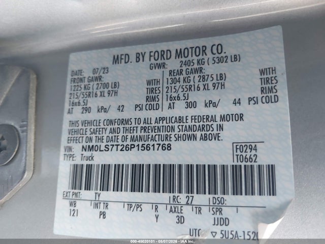 Ford Transit Connect Xlt 2023 NM0LS7T26P1561768 Image 9