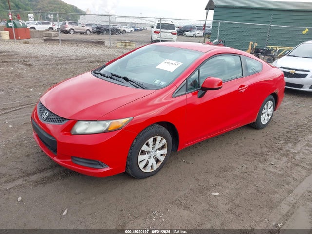 2012 Honda Civic Lx მანქანა იყიდება აუქციონზე, vin: 2HGFG3B57CH501307, აუქციონის ნომერი: 45020197
