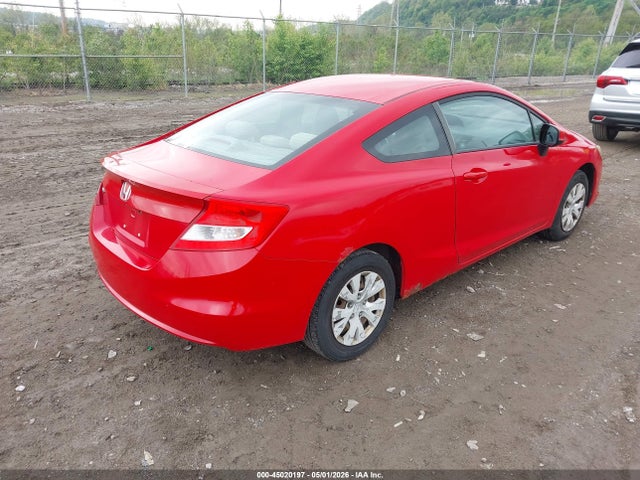 2012 Honda Civic Lx მანქანა იყიდება აუქციონზე, vin: 2HGFG3B57CH501307, აუქციონის ნომერი: 45020197