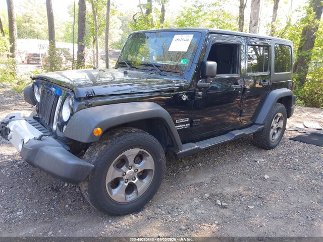 45020440 :رقم المزاد ، 1C4BJWDG2FL694049 vin ، 2015 Jeep Wrangler Unlimited Sport مزاد بيع