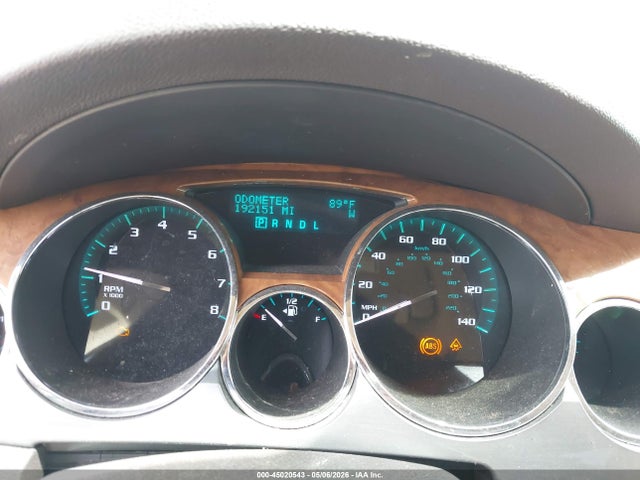 45020543 :رقم المزاد ، 5GALRBED5AJ265956 vin ، 2010 Buick Enclave 1xl مزاد بيع