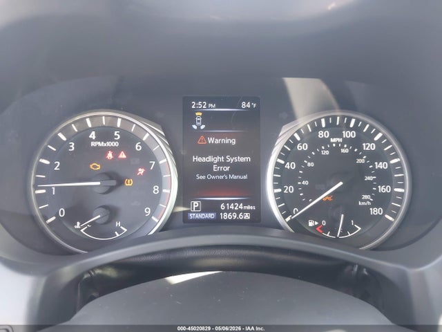 45020829 :رقم المزاد ، JN1EV7AP1JM353825 vin ، 2018 Infiniti Q50 3.0t Luxe مزاد بيع