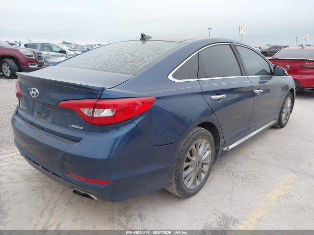2015 Hyundai Sonata Limited მანქანა იყიდება აუქციონზე, vin: 5NPE34AF2FH225751, აუქციონის ნომერი: 45020838