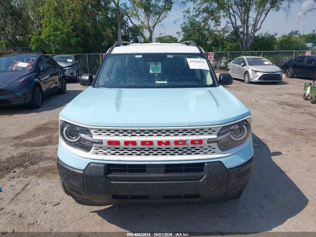 2025 Ford Bronco Sport Heritage მანქანა იყიდება აუქციონზე, vin: 3FMCR9GN7SRF35947, აუქციონის ნომერი: 45020926