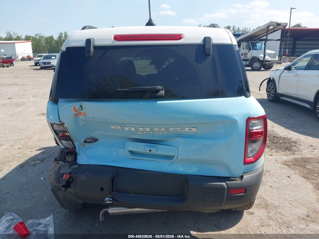 2025 Ford Bronco Sport Heritage მანქანა იყიდება აუქციონზე, vin: 3FMCR9GN7SRF35947, აუქციონის ნომერი: 45020926