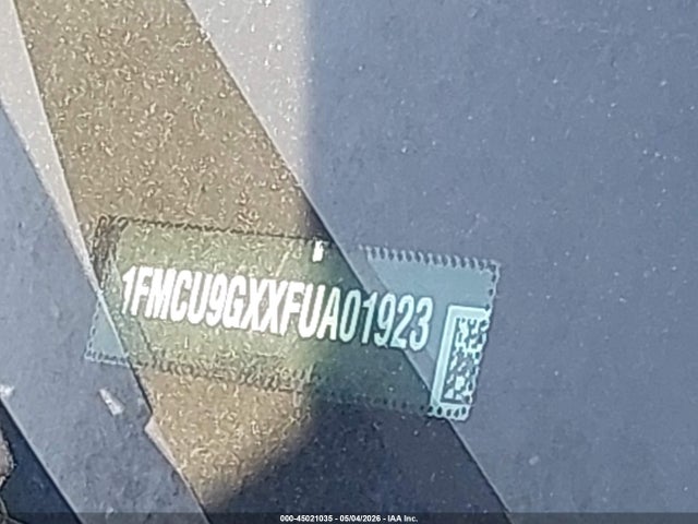 1FMCU9GXXFUA01923 Ford ESCAPE SE