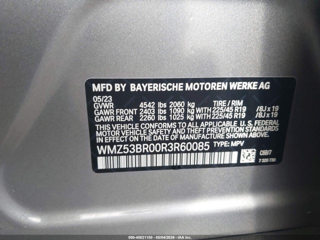 Продажа на аукционе авто 2024 Mini Countryman Cooper S, vin: WMZ53BR00R3R60085, номер лота: 45021150