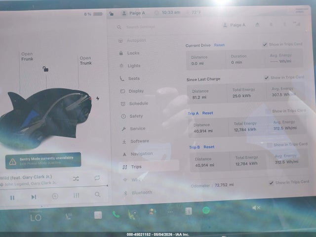 45021152 :رقم المزاد ، 5YJ3E1EB1KF193455 vin ، 2019 Tesla Model 3 Long Range/performance مزاد بيع