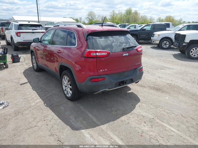 2014 Jeep Cherokee Limited მანქანა იყიდება აუქციონზე, vin: 1C4PJMDS9EW207599, აუქციონის ნომერი: 45021352
