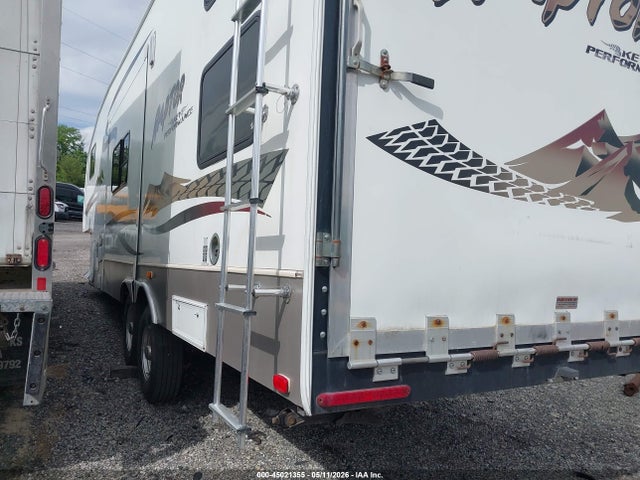 45021355 :رقم المزاد ، 4YDF2992X7R802880 vin ، 2007 Keystone Rv Raptor 299mp Toy Hauler 5th Whl Travel Trailer مزاد بيع