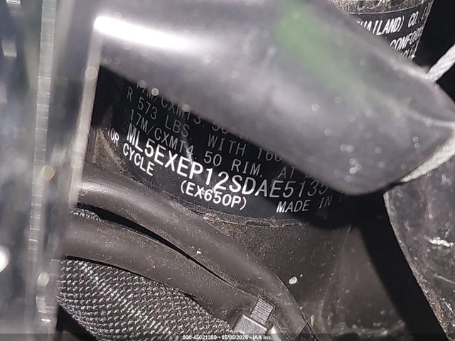 Kawasaki Ex650 P 2025 ML5EXEP12SDAE5135 Image 10