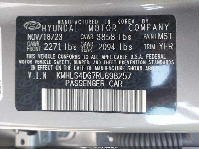 Hyundai ELANTRA SEL 2024 KMHLS4DG7RU698257 Image 9