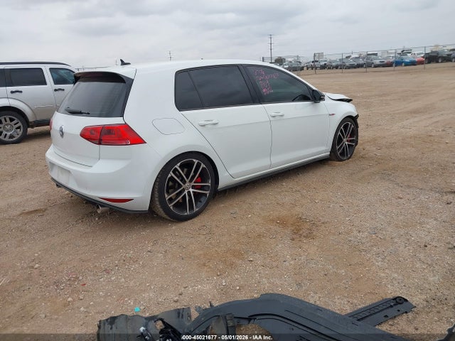 2017 Volkswagen Golf Gti Autobahn 4-door/s 4-door/se 4-door/sport 4-door მანქანა იყიდება აუქციონზე, vin: 3VW447AU7HM018419, აუქციონის ნომერი: 45021677