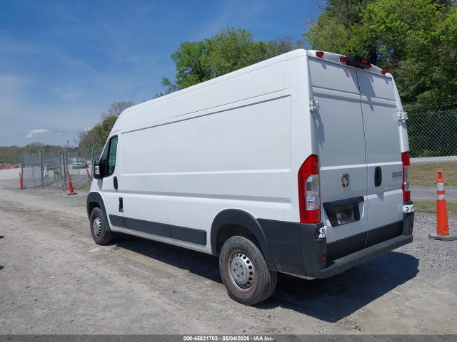Aukcja sprzedaży 2025 Ram Promaster 3500 Tradesman High Roof 159 Wb W/pass Seat, vin: 3C6MRVHG9SE549008, numer aukcji: 45021703