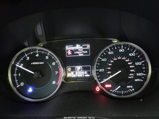Aukcja sprzedaży 2017 Subaru Crosstrek 2.0i Limited, vin: JF2GPAKC1HH205932, numer aukcji: 45021752