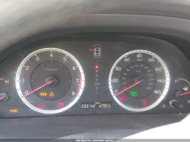 Aukcja sprzedaży 2008 Honda Accord 2.4 Lx, vin: 1HGCP26398A034340, numer aukcji: 45021755