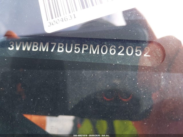 45021819 :رقم المزاد ، 3VWBM7BU5PM062052 vin ، 2023 Volkswagen Jetta 1.5t Sport مزاد بيع